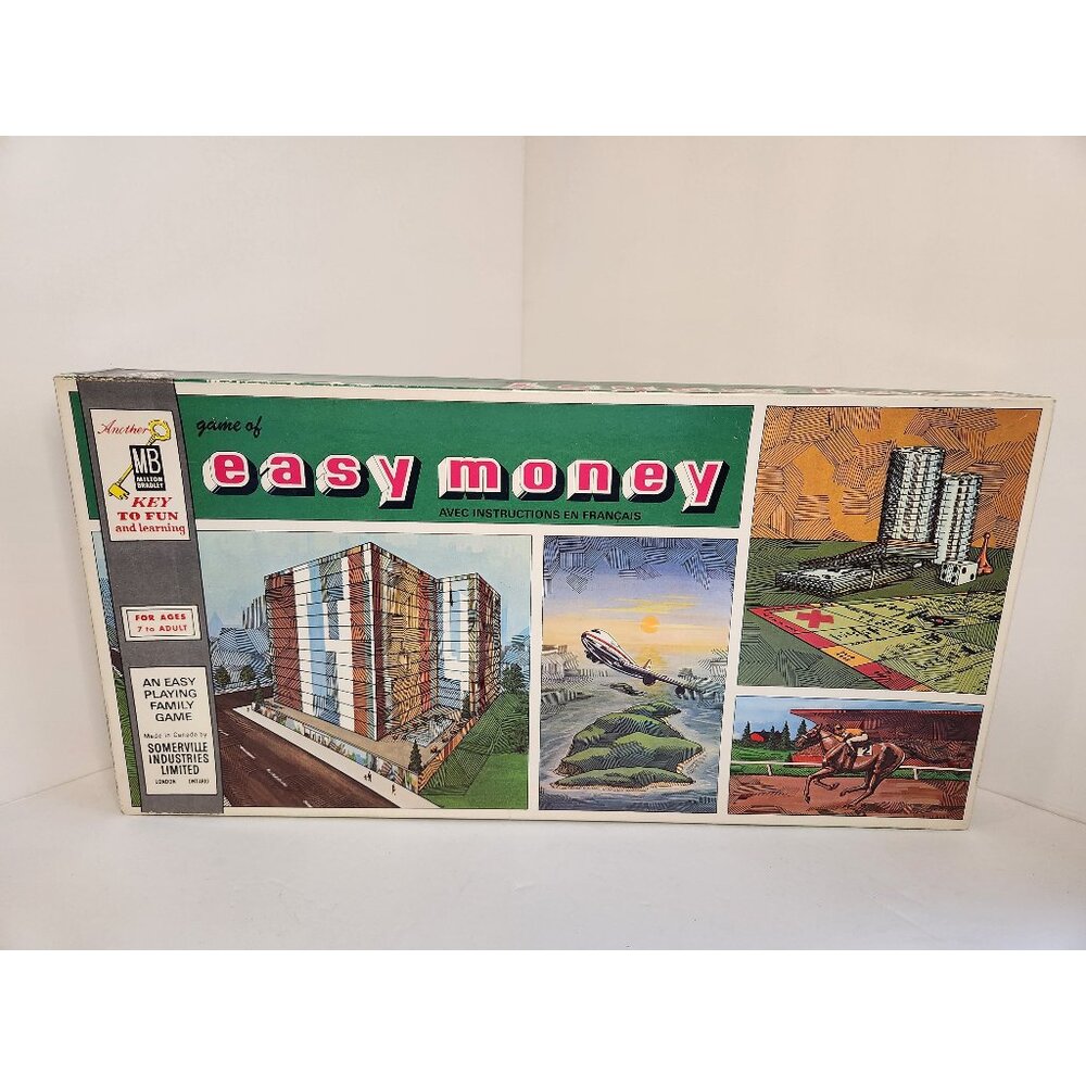 1956 Game Of Easy Money Board Game by Milton Bradley